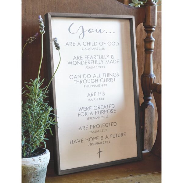 A framed sign with the words " grace are a circle of god ".