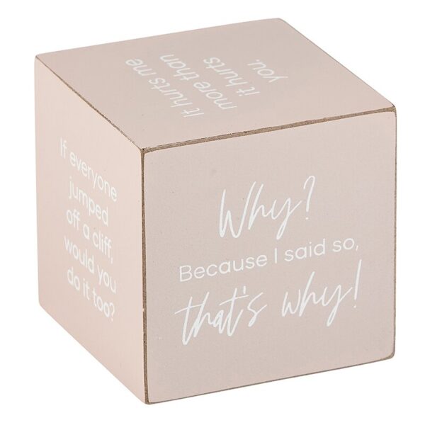 A box with the words " why ?" and " because i have no."