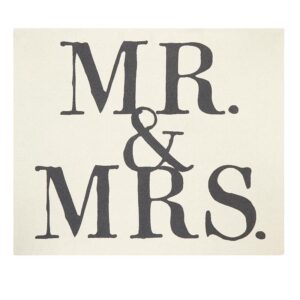 A picture of the words mr. And mrs.