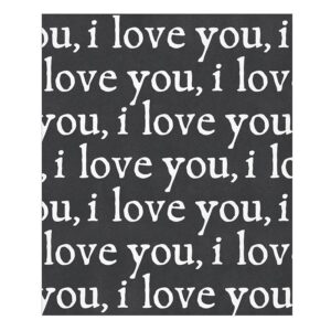 I love you in many languages black and white flyer