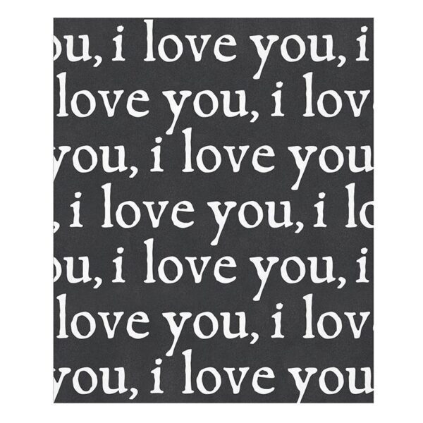 I love you in many languages black and white flyer